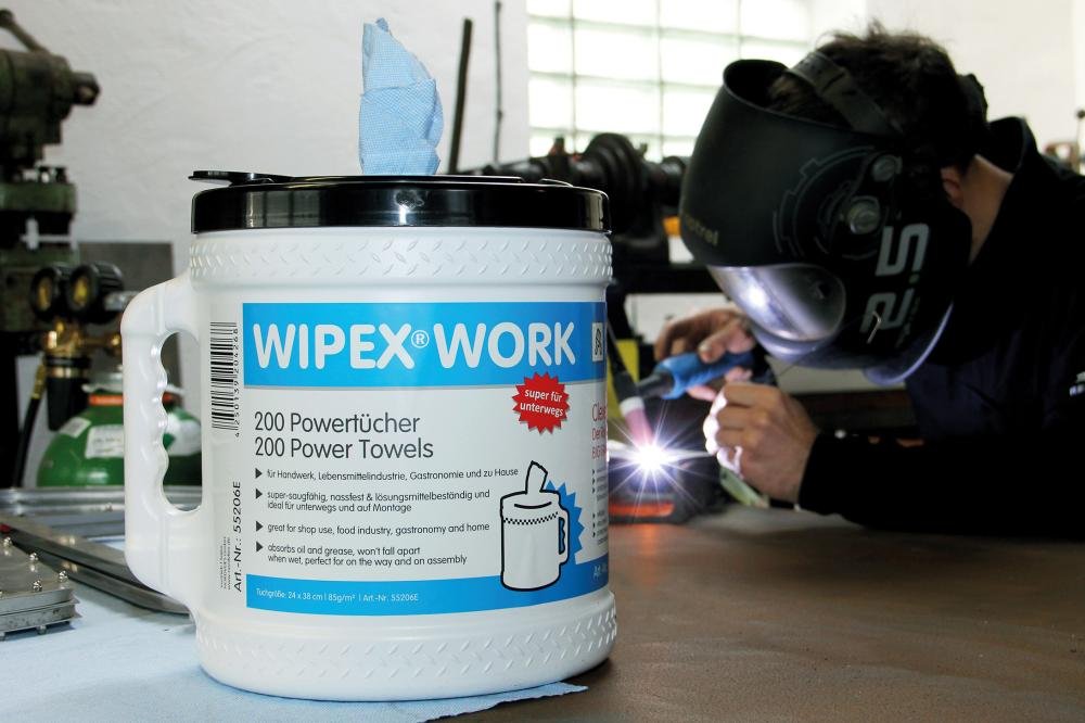 WIPEX-WORK Big Grip Dispenser Bucket Wischtuchspender inkl. Rolle Produktbild img4 L