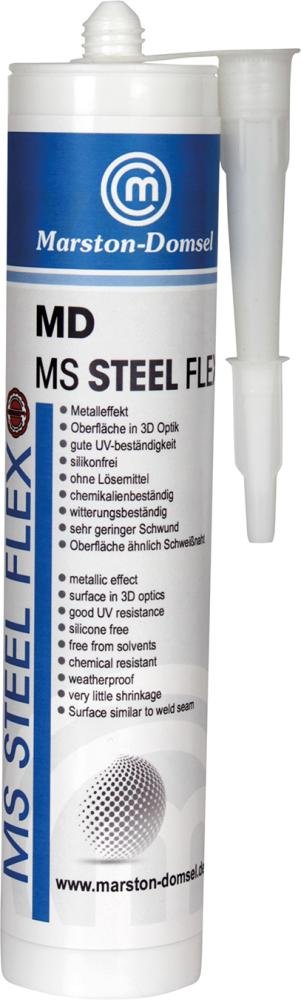 MD-MS STEEL FLEX silber Kartusche 440g Produktbild img1 L