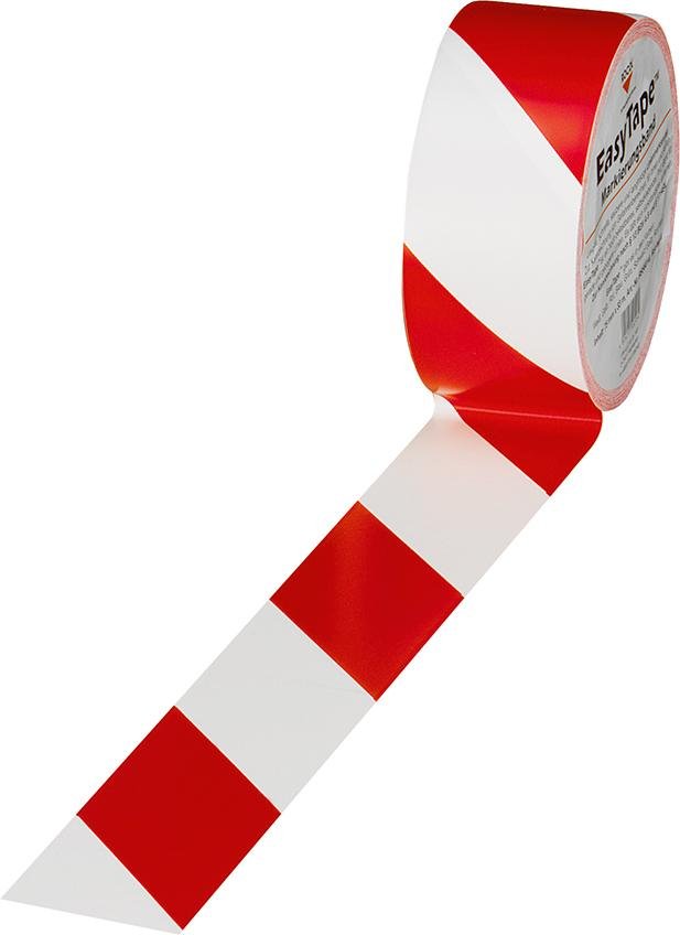 Markierungsband 50mmx33m rot / weiß Produktbild img1 L