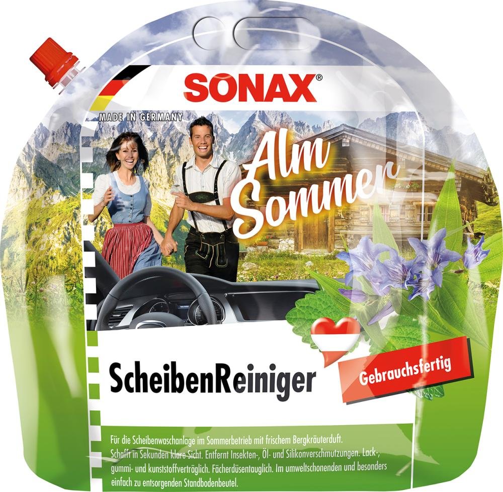 SONAX ScheibenReiniger gebrauchsfertig AlmSommer3 Liter Produktbild img1 L