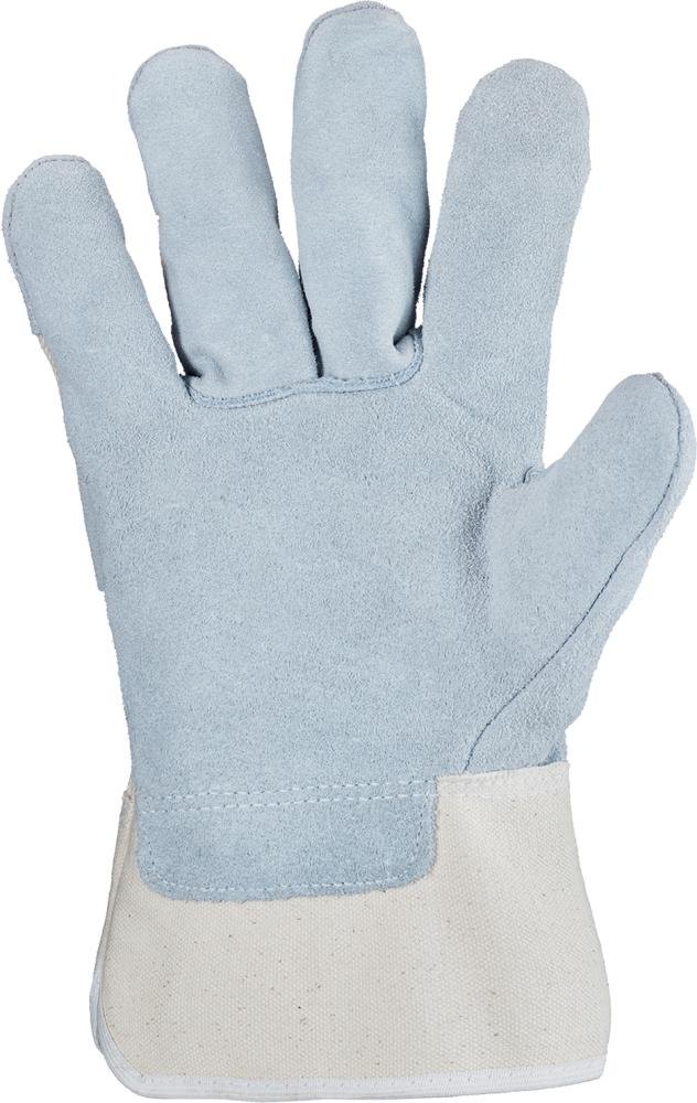 Handschuh,Kernspaltleder,weiße Stulpe Produktbild img2 L