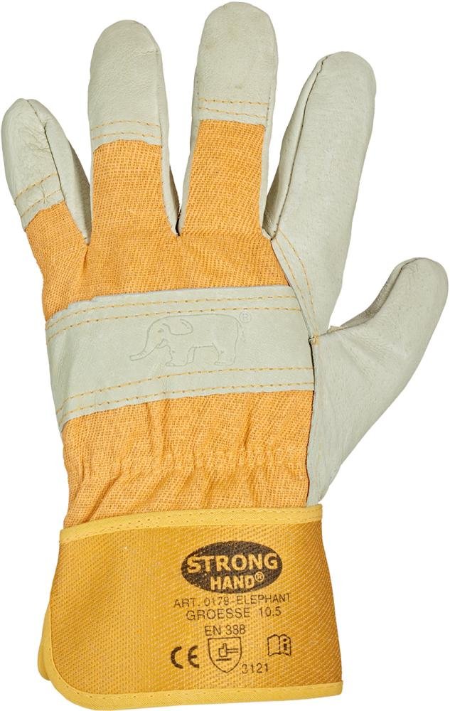 Handsch.Elephant,Schweinsleder, gelb Produktbild img1 L