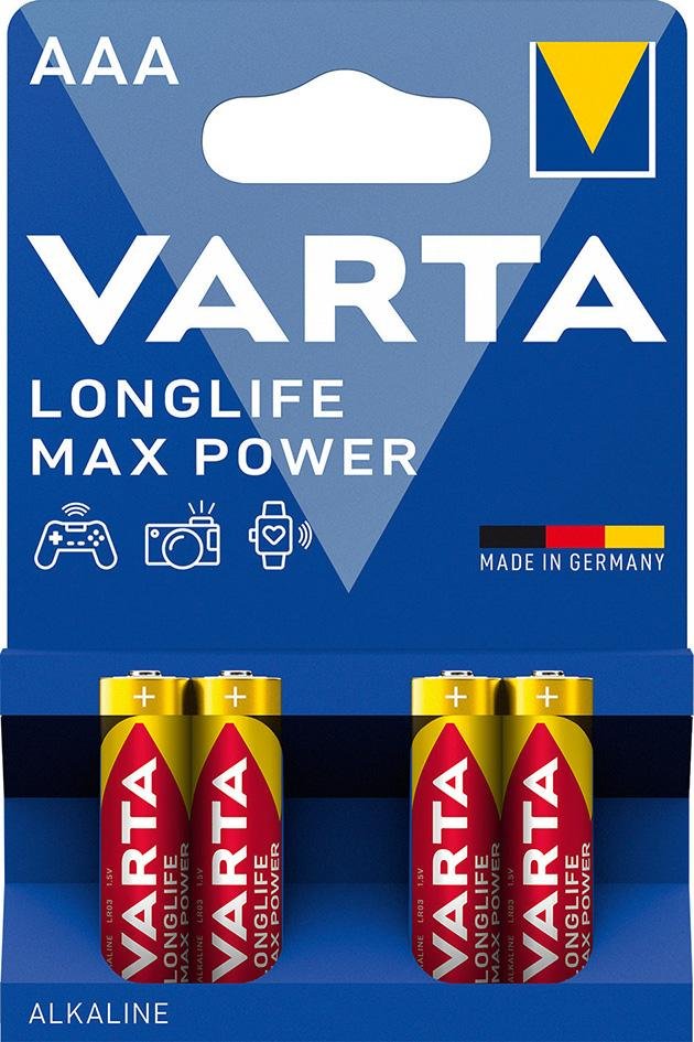 Batterie LONGLIFE VARTA Max Power AAA 4er Blister Produktbild img1 L