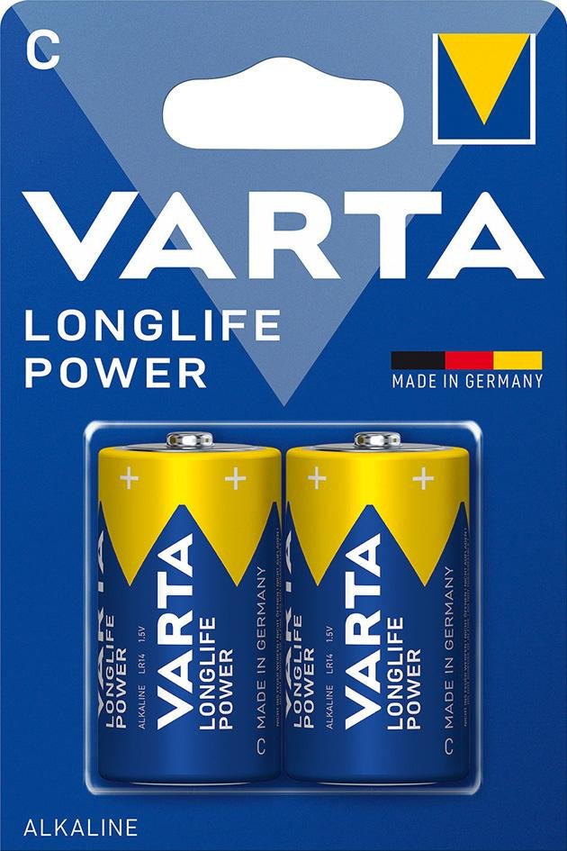 Batterie LONGLIFE VARTA Power C 2er Blister Produktbild img1 L