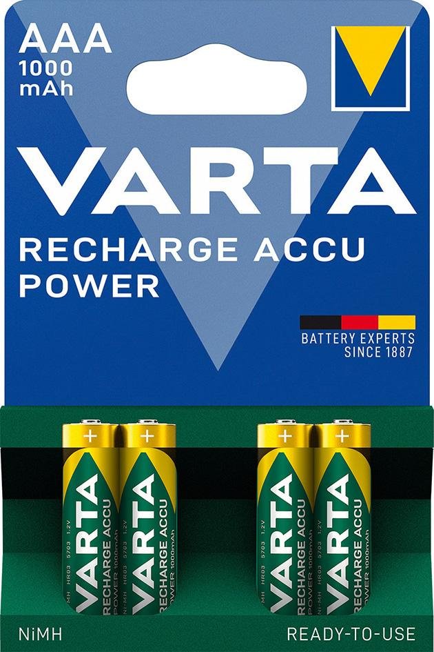 VARTA Professional Accu Micro AAA, HR03, 1000mAh Produktbild img1 L