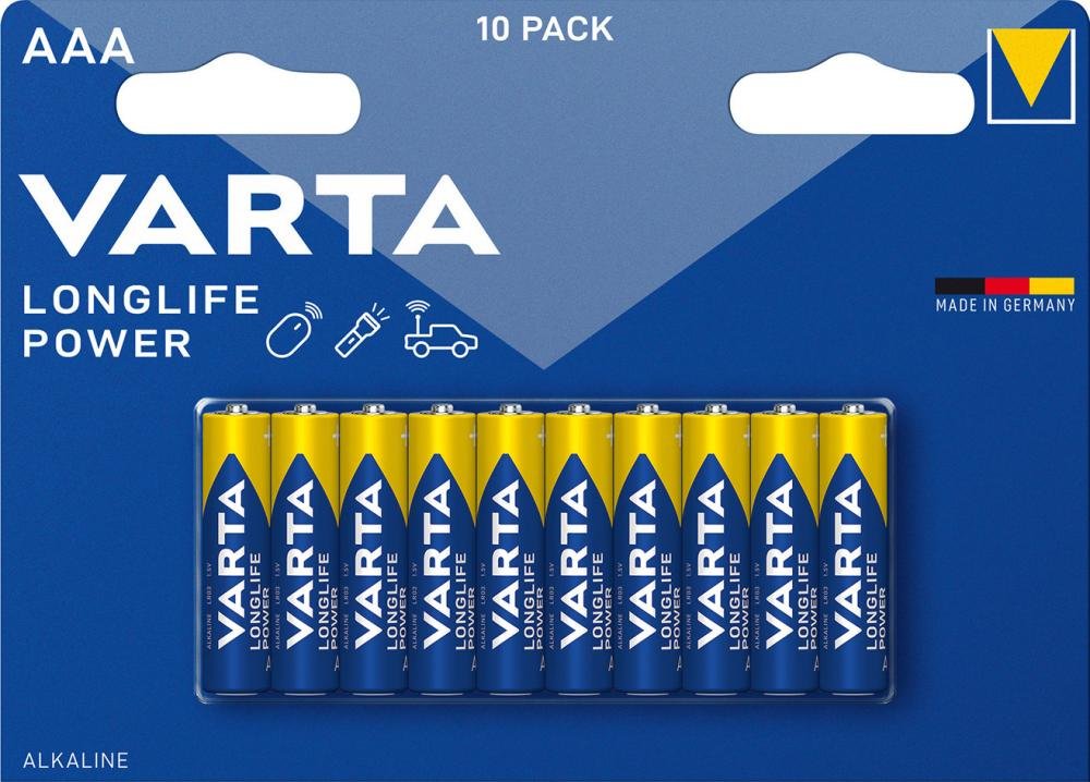 Varta Alkali High Energy AAA 10x Bli Produktbild img1 L