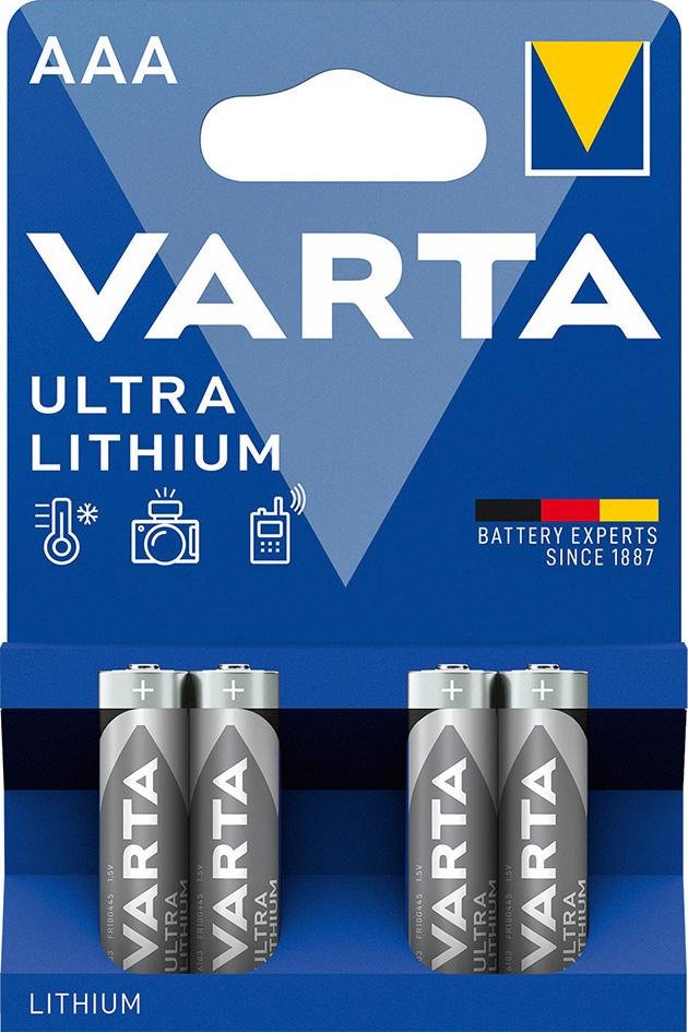 Batterie Professional Lithium AAA Blister a 4 Stück VARTA Produktbild img1 L