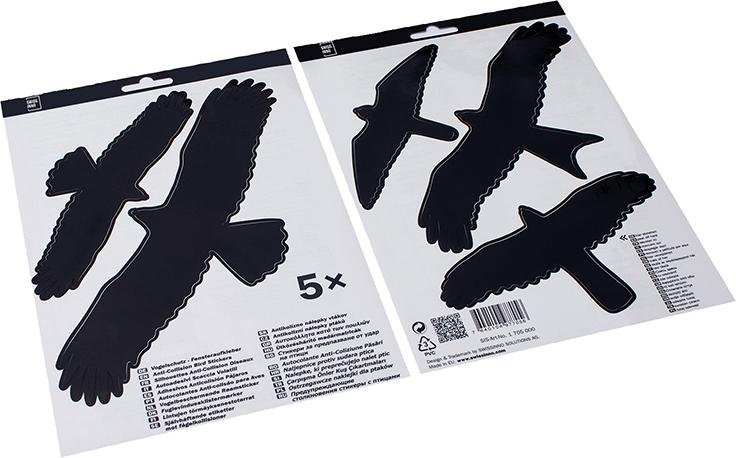 Vogelschutz-Fensteraufkl.Swissinno Solution, 5 Stk Produktbild img2 L