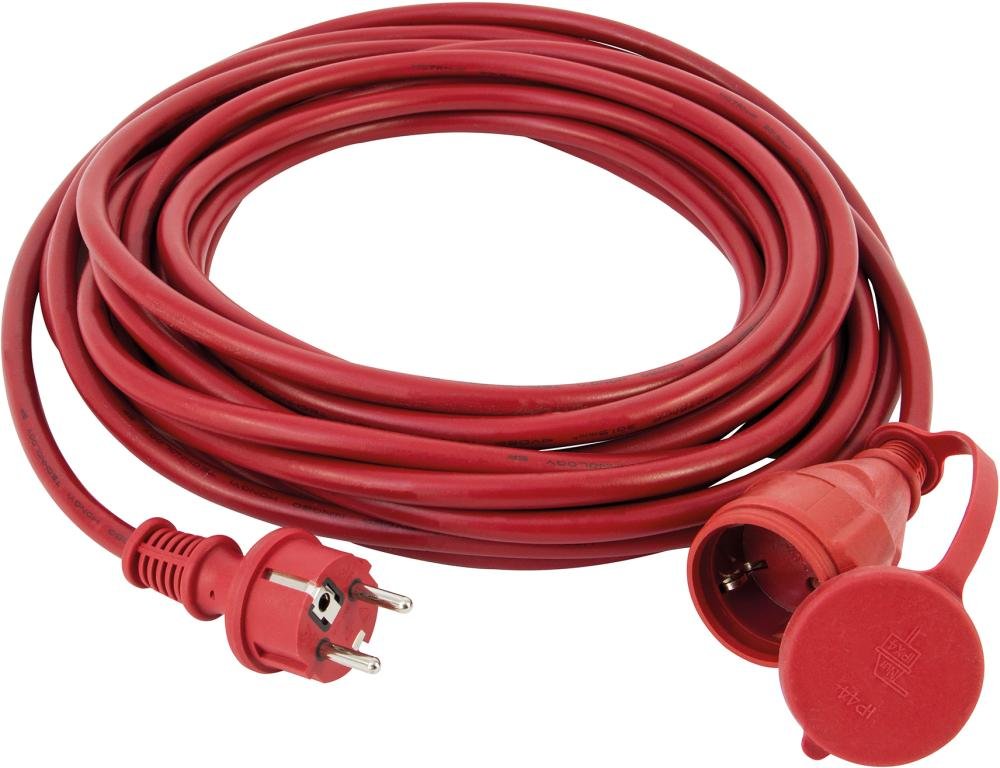 Schutzkontakt-VerlängerunGummi 25 m rot REV REV Produktbild img1 L
