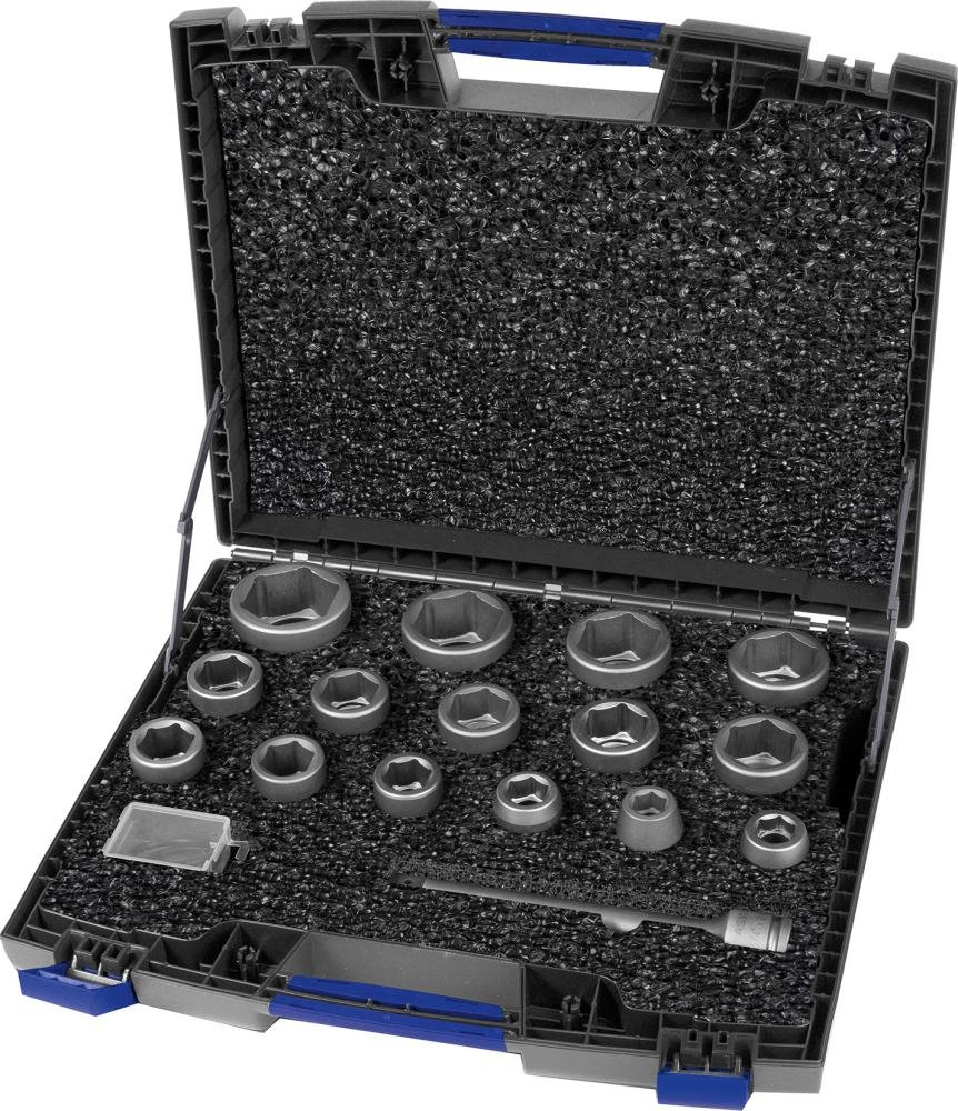 ASW Kraft- Steckschlüsseleinsatz- Garnitur 3/4" 20-teilig Produktbild img1 L