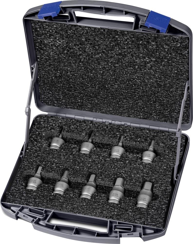 ASW Kraft- Steckschlüsseleinsatz- Garnitur 1/2" 9-teilig Produktbild img1 L