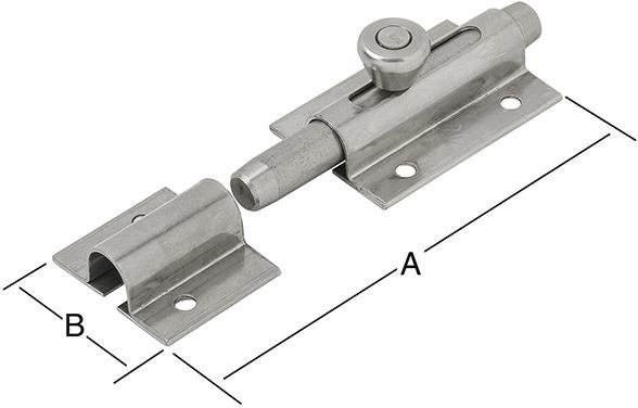 Bolz.-Knopfrieg.36X80mm Edelstahl, V2A VORMANN Produktbild img1 L