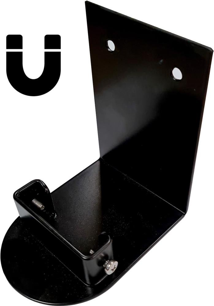 Wandhalterung, Metall, schwarz, magnetisch Produktbild img1 L