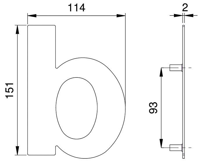 Hausnummer-Buchstaben Produktbild img3 L