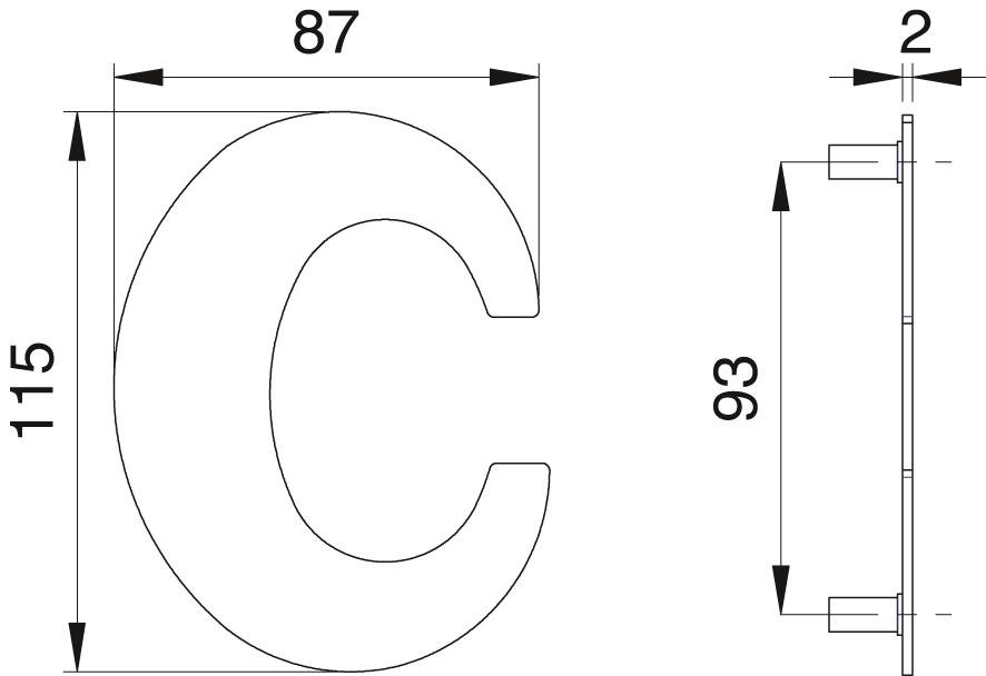 Hausnummer-Buchstaben Produktbild img4 L
