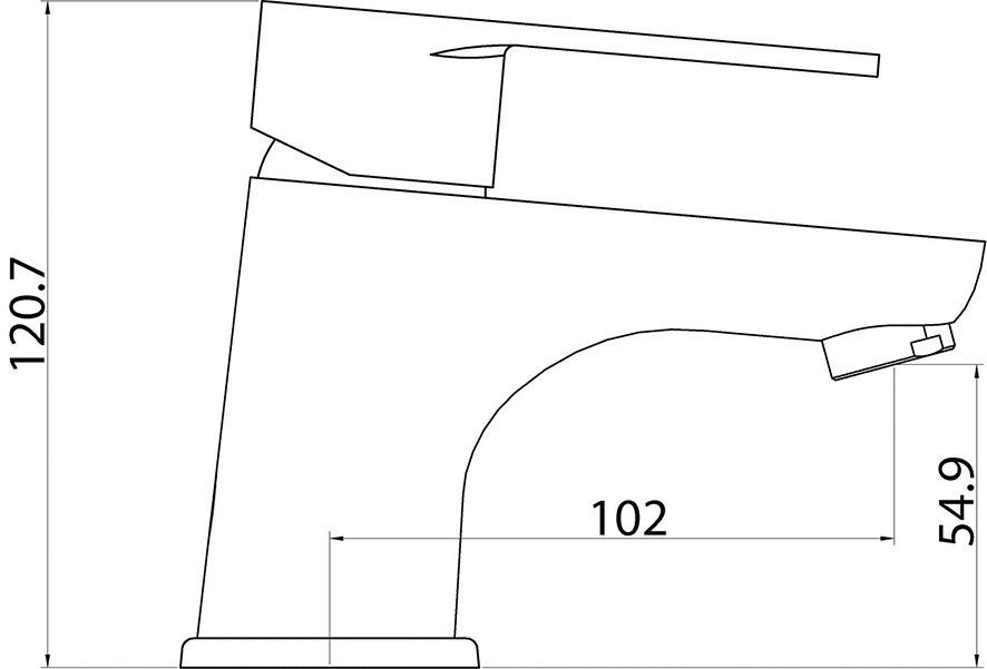 Waschtischarmatur Jetmix Style EHM chrom Produktbild img2 L