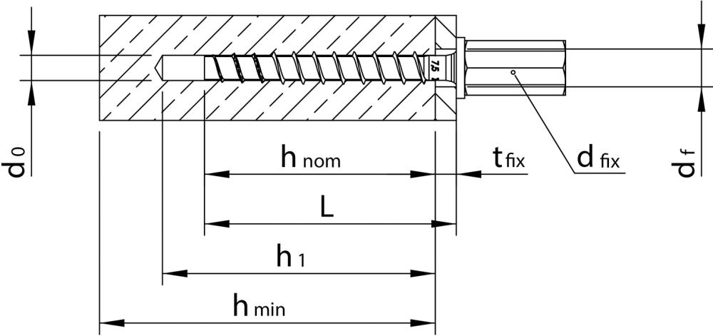 HECO-MMSplus-F 7,5x 60/ 5/ 25 T-40 zn-bl Produktbild img2 L