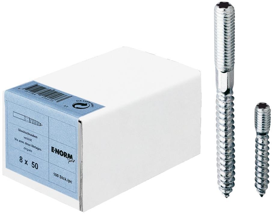 Stockschr. ST galZn ISR 15 M6x50 HP E-NORMpro Produktbild img1 L