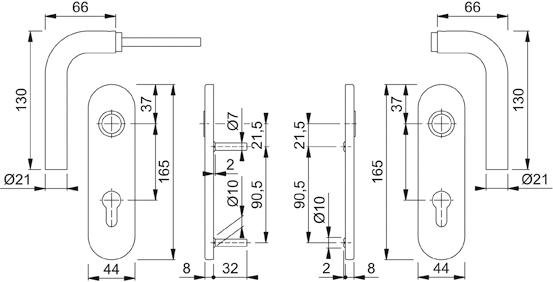 Garnitur SchildE150Z/353KGRT-SST F69 8 PZ-72 35-45 Produktbild img2 L