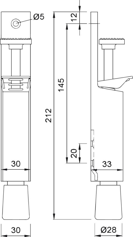 KWS Türfeststeller 1081 und 1082 Produktbild img2 L