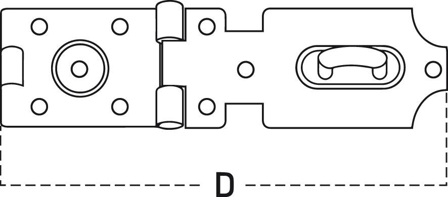 Sicherheits-Überfalle, mit Öse Art. 70 Produktbild img2 L