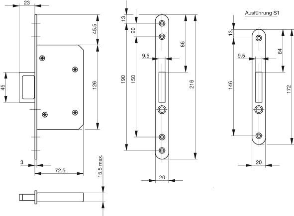 ZT-Schieb.Schl.20mm,rd. 0393,m.Springgr.NiSilack Produktbild img2 L