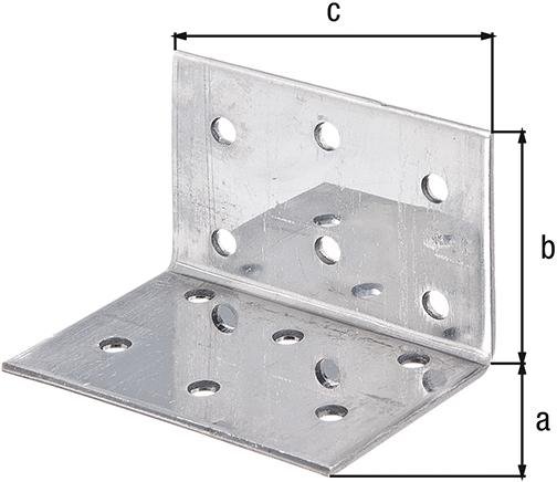 Lochplattenwinkel VA 40x40x60 mm GAH Alberts Produktbild img2 L