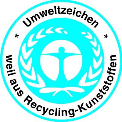 Baueimer Polyeth.-Regen. hohe Form, schwarz 10 l Produktbild img2 L