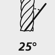 Walzenstirnfräser HSS-Co5, Typ N, 25° Produktbild img8 L