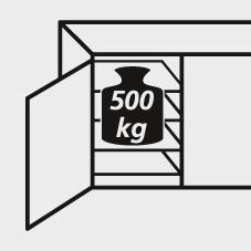 Schiebetürenschrank B1000xT400xH1950 mm 4 Böden verzinkt RAL 7035 Produktbild img3 L