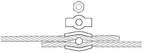 Simplexklemme, Stahl, galvanisch verzinkt Produktbild img2 L