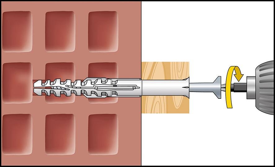 Multifunktionsrahmendübel MFR SB TX Produktbild img3 L