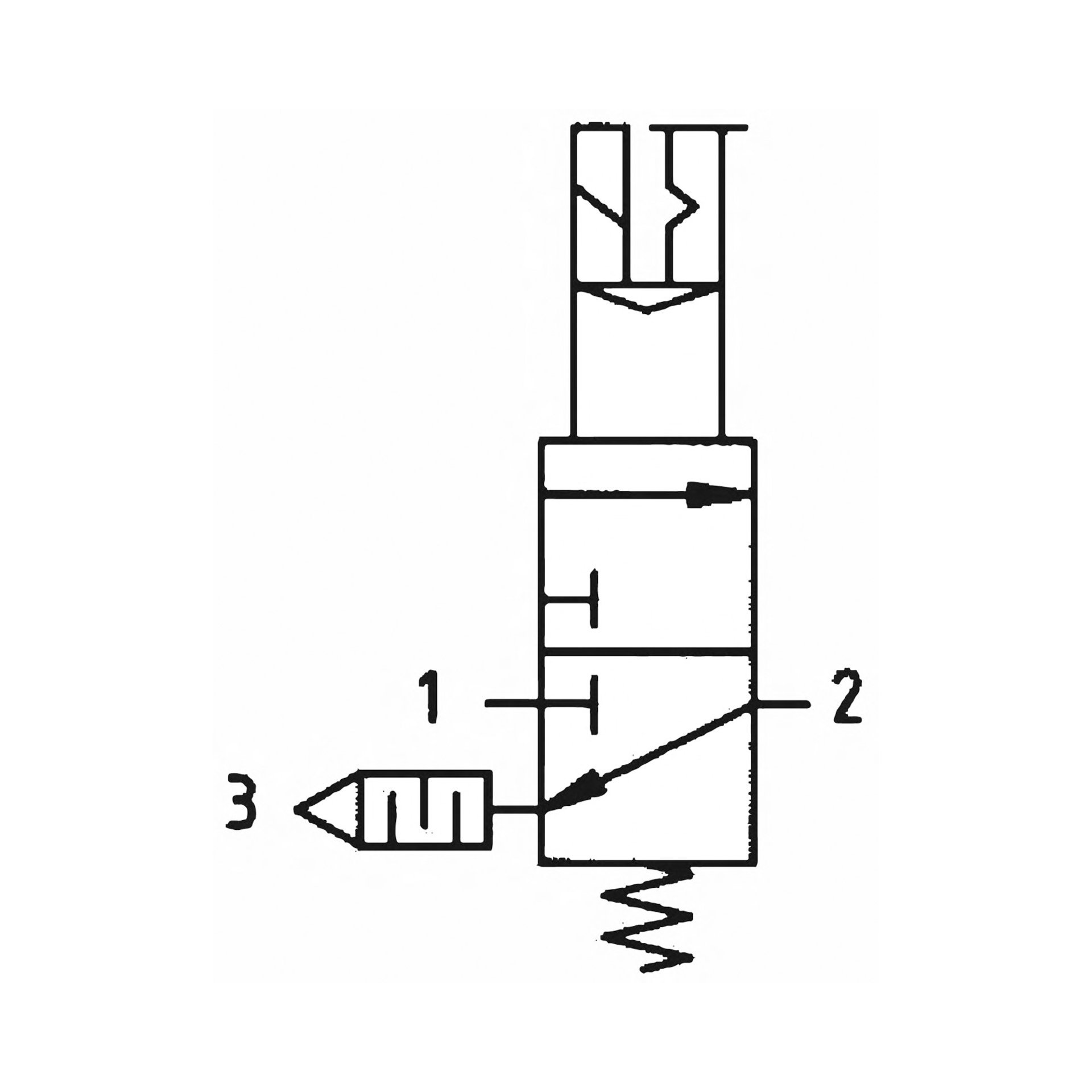 RIEGLER Schaltventil (3/2-Wegeventil) »variobloc«, 24 V DC, BG 1, G 1/4 Produktbild img3 L