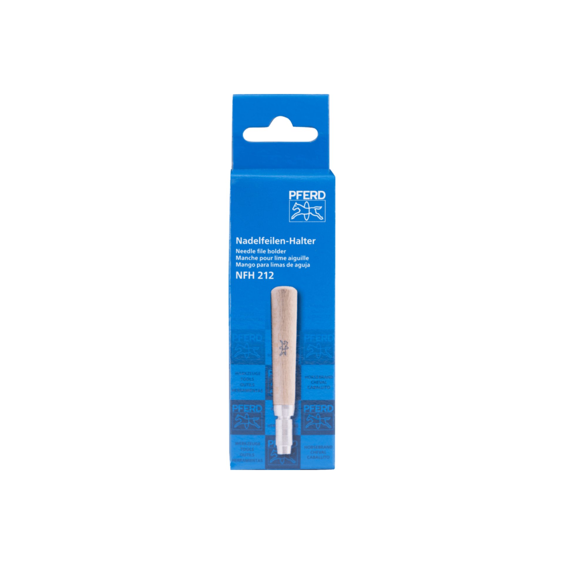 PFERD TOOLS Nadelfeilenhalter Typ NFH 212 Schnellspannheft aus Holz 92 mm für Nadelfeilen-Ø 3-4,5 mm (1) Produktbild img2 L