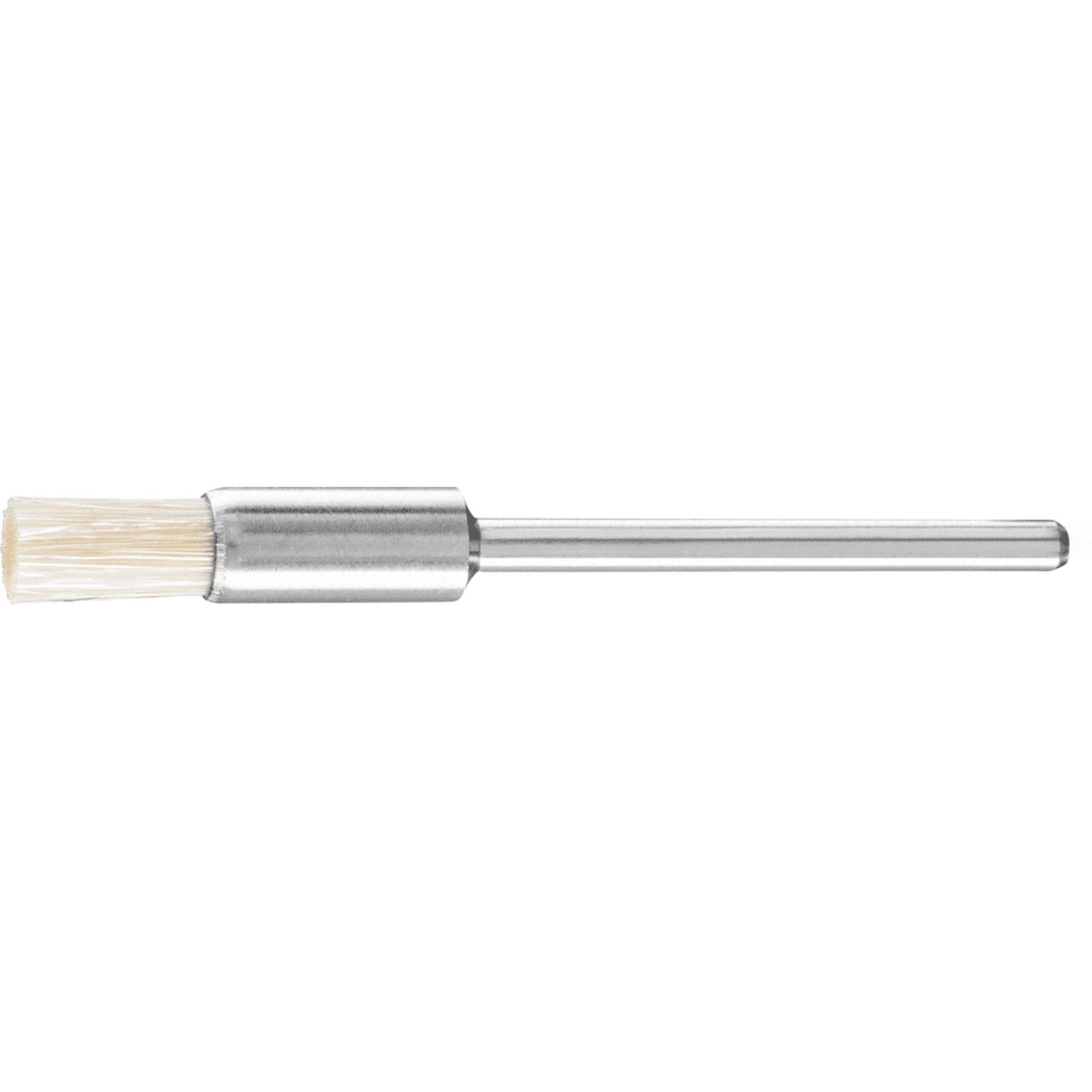PFERD TOOLS Miniatur-Pinselbürste PBU Ø5 mm Schaft-Ø2,34 mm weiße Schweineborste Produktbild img1 L