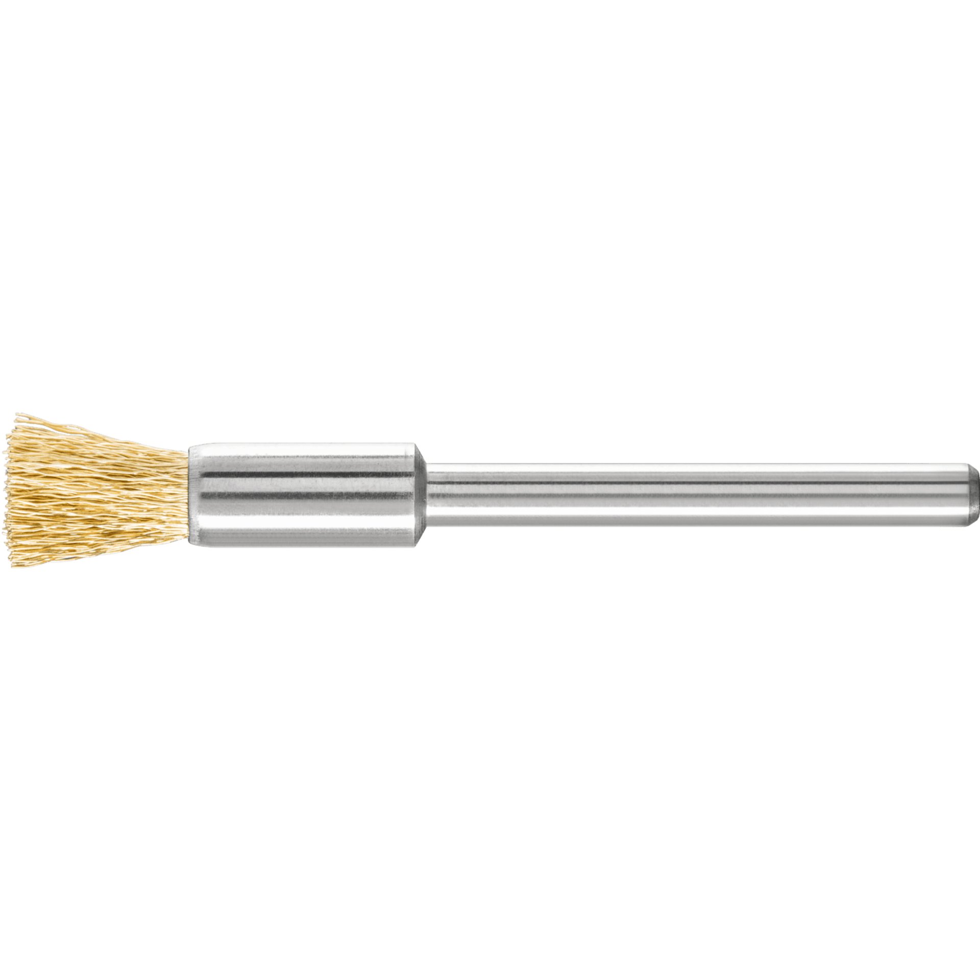 PFERD TOOLS Miniatur-Pinselbürste PBU Ø5 mm Schaft-Ø3 mm Messing-Draht-Ø0,10 Produktbild img1 L