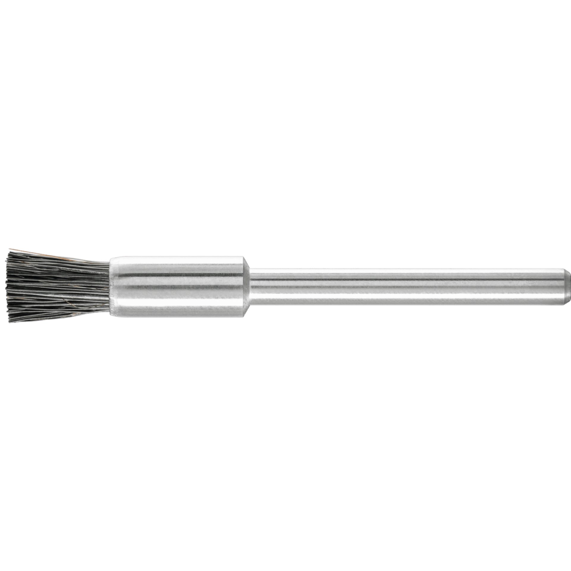 PFERD TOOLS Miniatur-Pinselbürste PBU Ø5 mm Schaft-Ø3 mm schwarze Schweineborste Produktbild img1 L