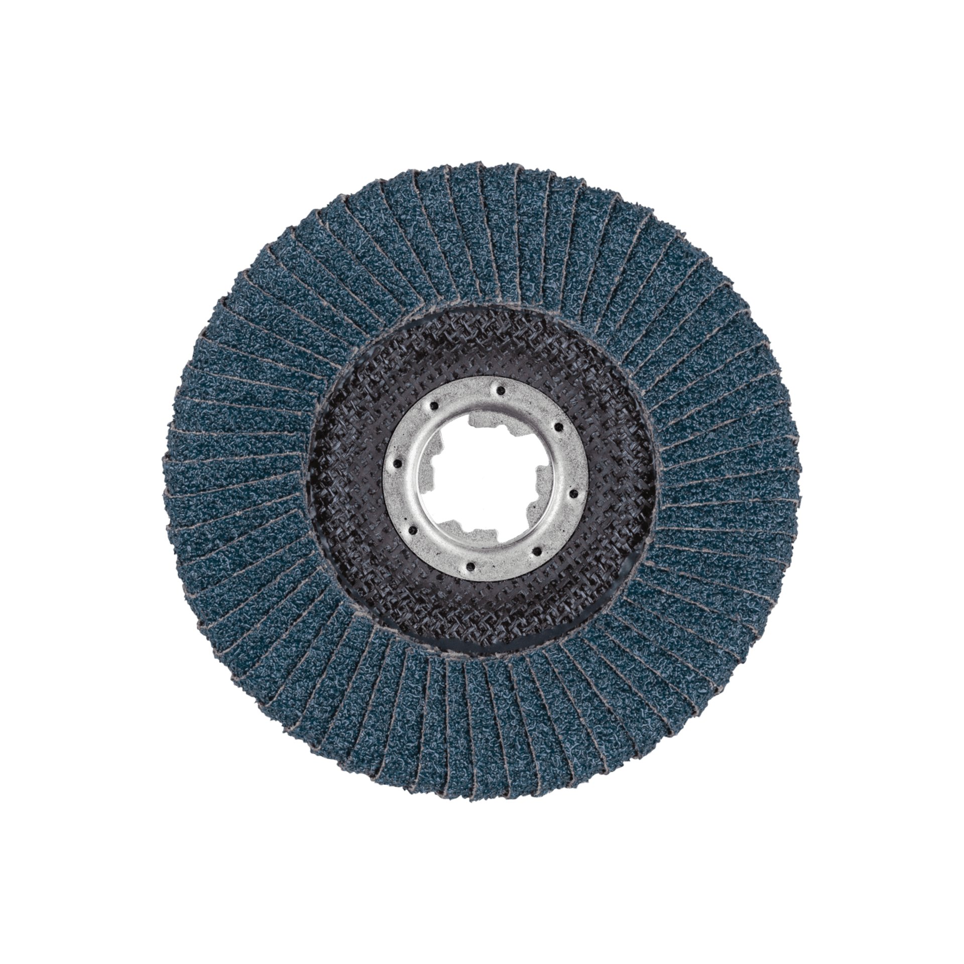 PFERD TOOLS POLIFAN CURVE Fächerscheibe PFR 125 mm X-LOCK Breite M Z40 SGP STEELOX für Stahl/Edelstahl Produktbild img3 L