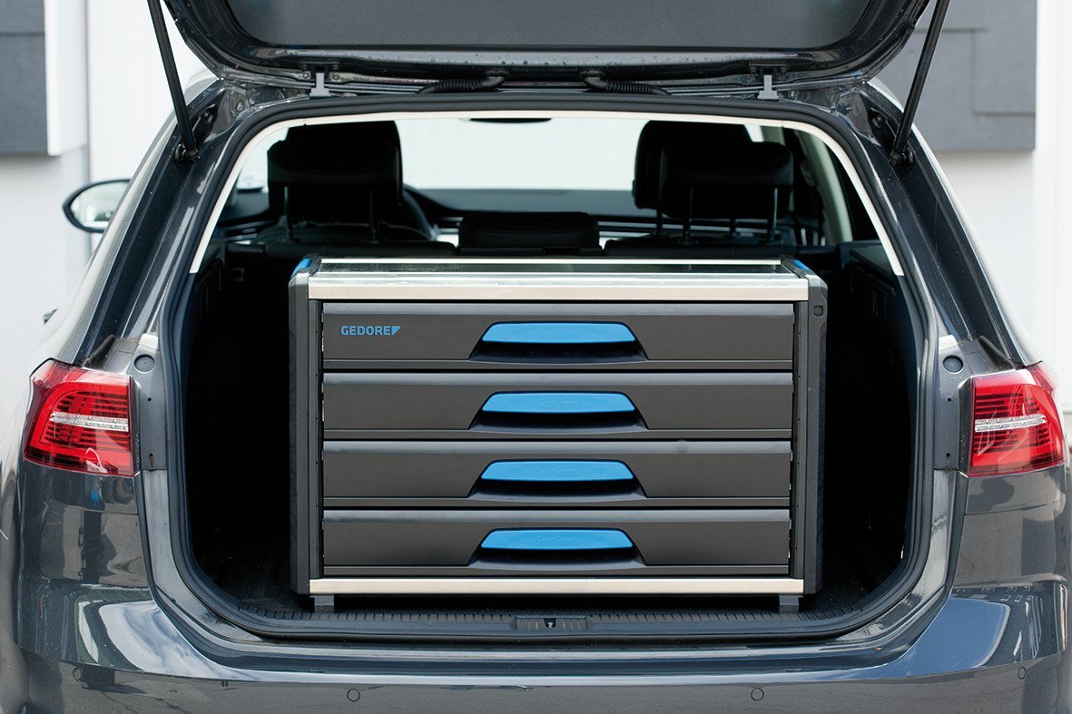 GEDORE 1110 WM 34 Werkzeug-Box-Modul WorkMo B3, 4 Schubladen H6 Produktbild img9 L
