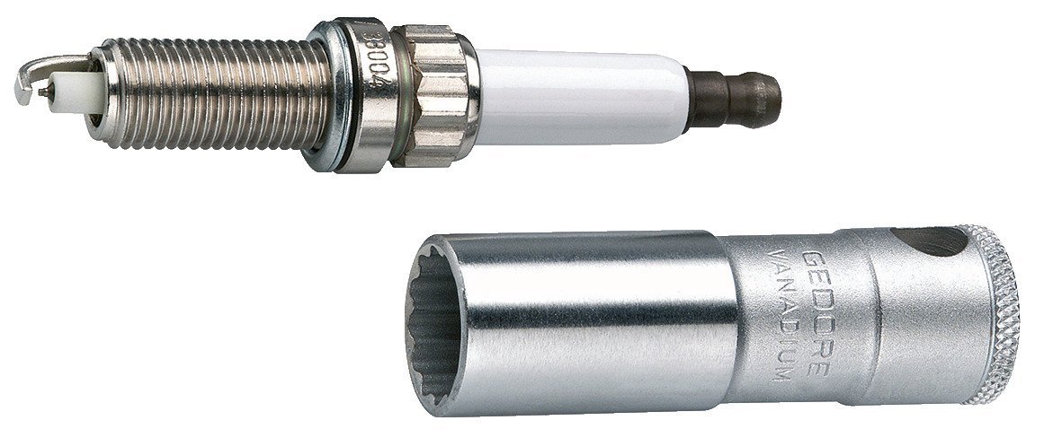 GEDORE D 55 Zündkerzeneinsatz mit Haltefeder 3/8" 14 mm Produktbild img1 L