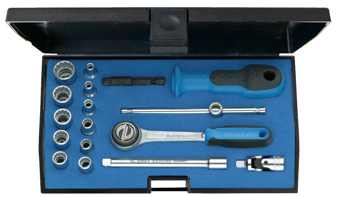 D 20 EMU-3 Steckschlüssel-Satz 1/4" 17-teilig UD-Profil 4-13 mm Produktbild img1 L