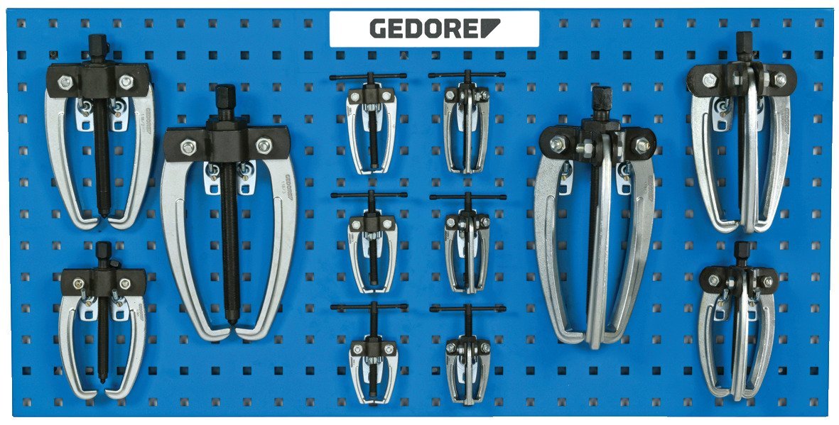 GEDORE 1.18/1.19 Abzieher-Satz auf Lochwand 12-teilig Produktbild img1 L