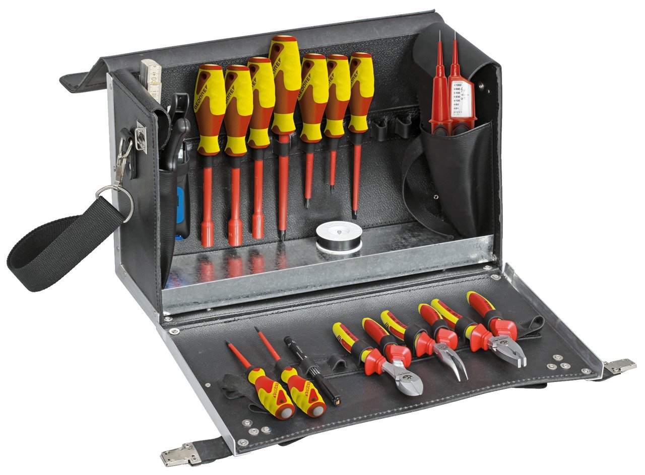 GEDORE 1091 Elektro-Werkzeugkoffer 18-teilig Produktbild img1 L