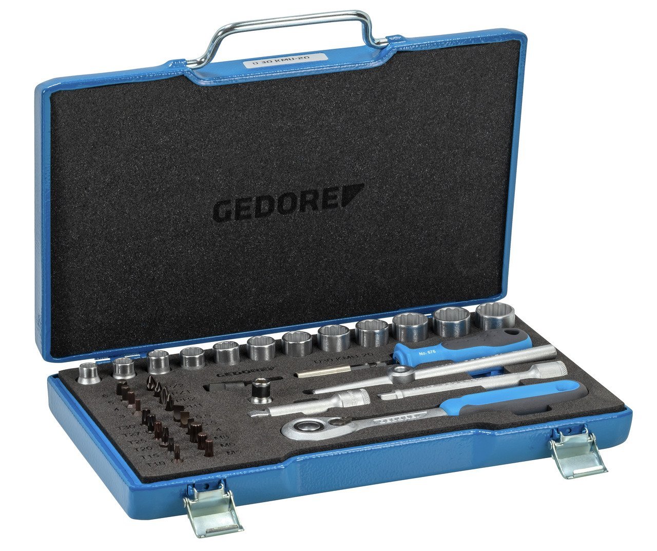 GEDORE D 30 KMU-20 Steckschlüssel-Satz 3/8" 40-teilig IN-IS-PH-PZ-TX-XZN Produktbild img2 L