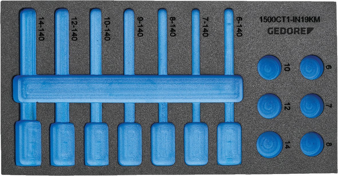 GEDORE EI-1500 CT1-IN 19LKM Check-Tool-Modul leer Produktbild img1 L