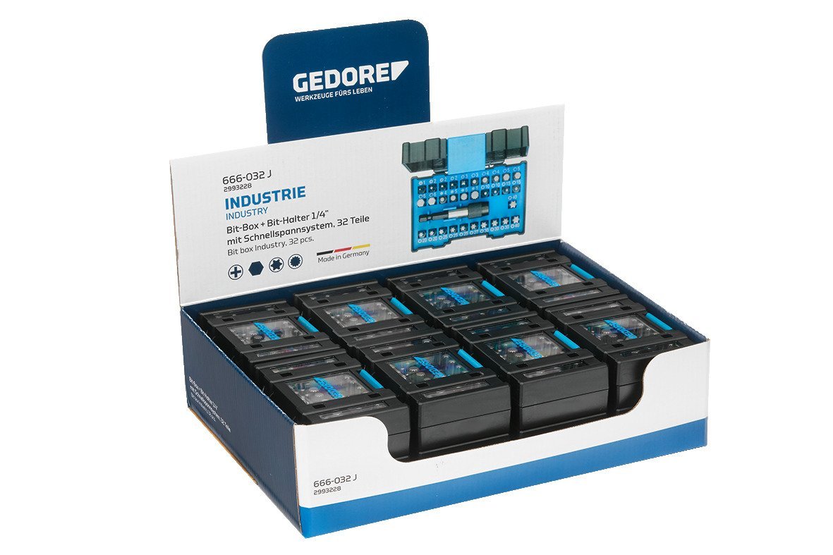 GEDORE VS 666-032-J Display mit 16x Bit-Box Industrie Produktbild img3 L