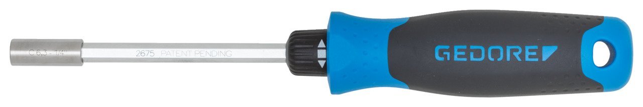 GEDORE 2675 Knarren-Schraubendreher SilentGEAR 1/4" Produktbild img1 L