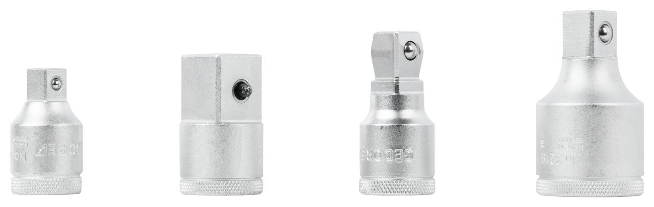 GEDORE SB S 1932-04 Adapter-Satz 3/8"-3/4" + Verlängerung 1/2" 4-teilig Produktbild img1 L