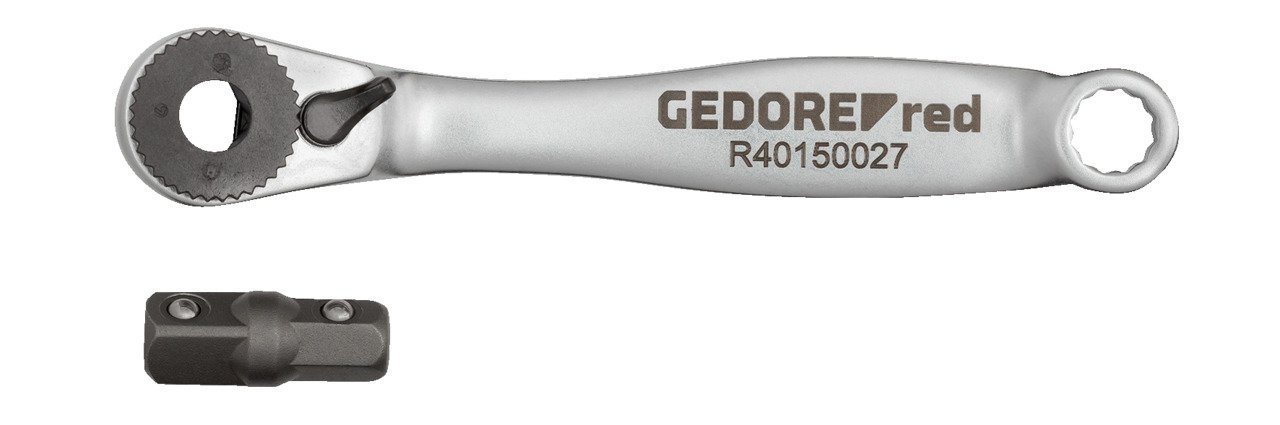 GEDORE R40150027 Bit-Knarre Links/Rechts. 1/4 91 mm RSW6°+Adapter Produktbild img1 L