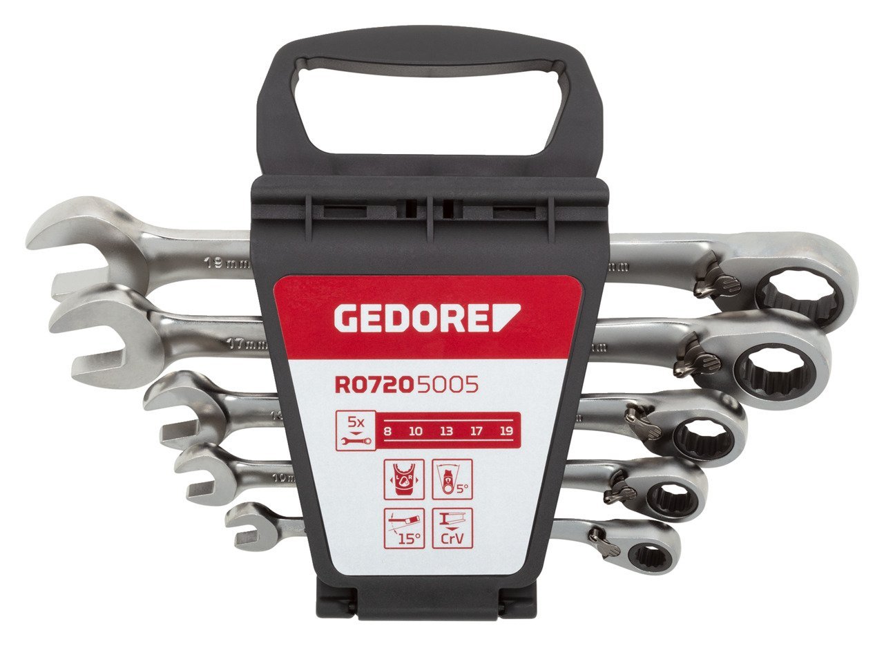 GEDORE R0720 Ringratschenmaulschlüssel-Sätze, umschaltbar Produktbild img1 L